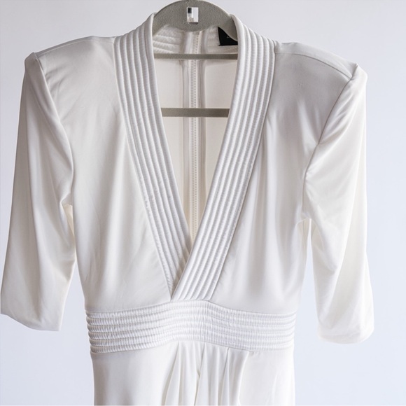 NWOT ZHIVAGO White Evening Gown - Picture 5 of 12